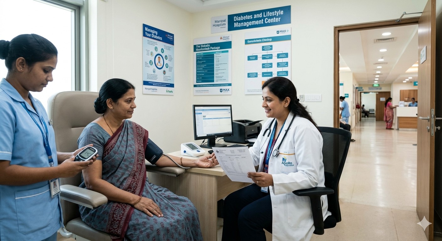 DIABETIC HEALTH CHECK UP – Rs. 3300/-