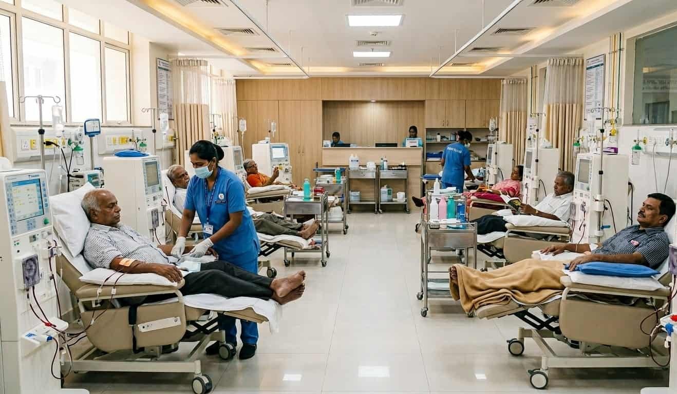 Modern dialysis unit