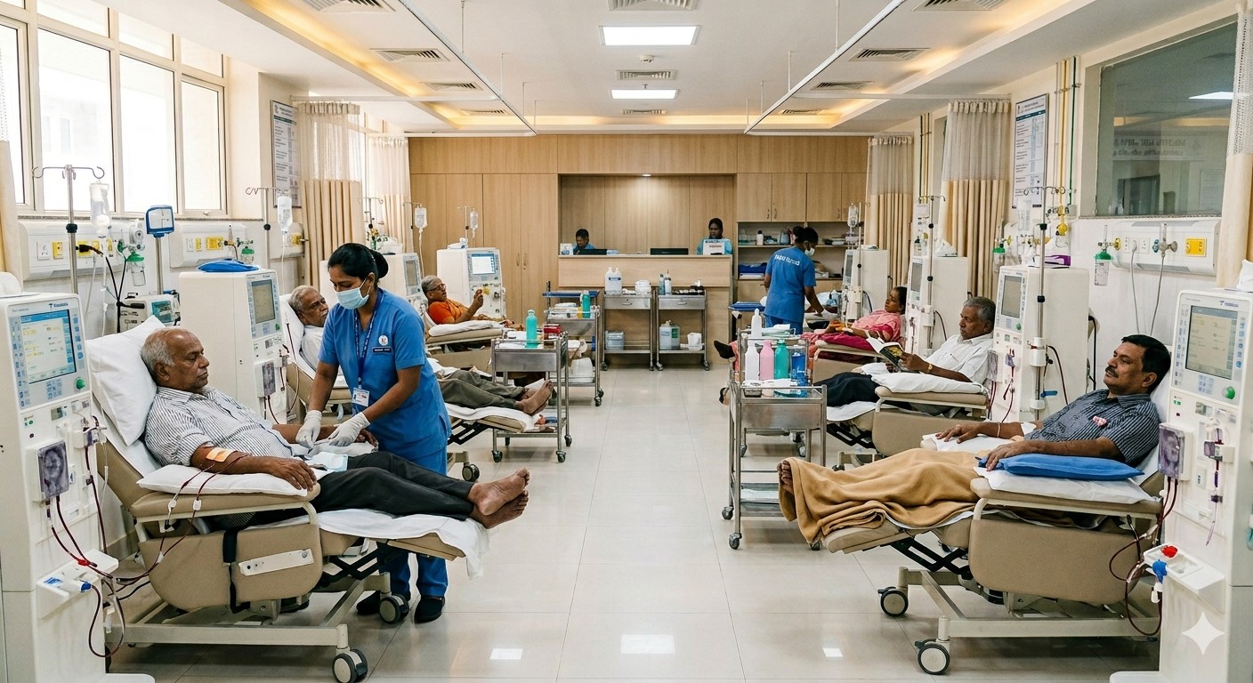 Modern dialysis unit